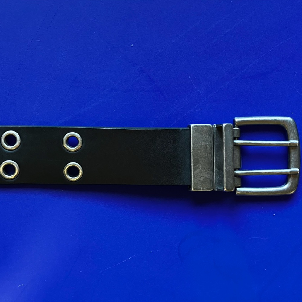 Reversible Belt in Black / Brown with Silver buckle